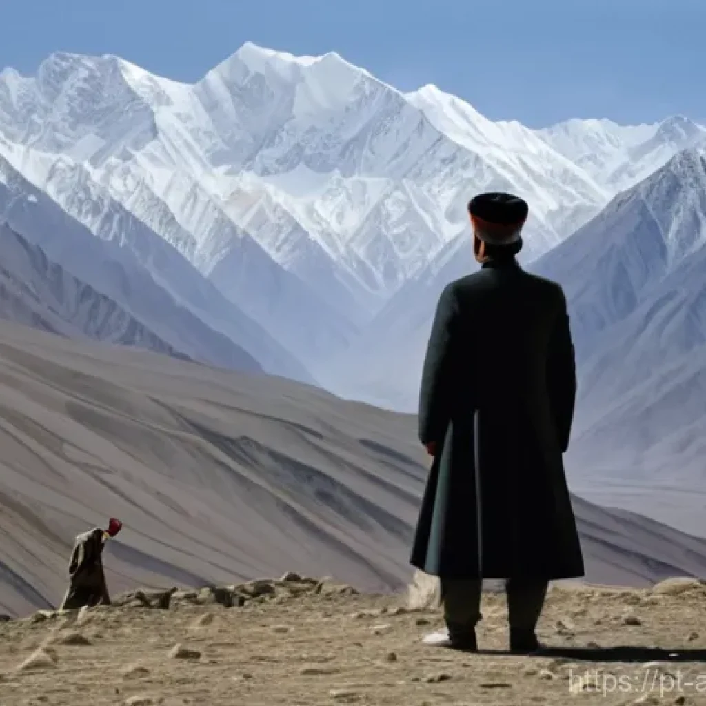 영국 아프가니스탄 전쟁사 - **"The Great Game chess match in the Hindu Kush."** A historically accurate, wide-angle depiction of...